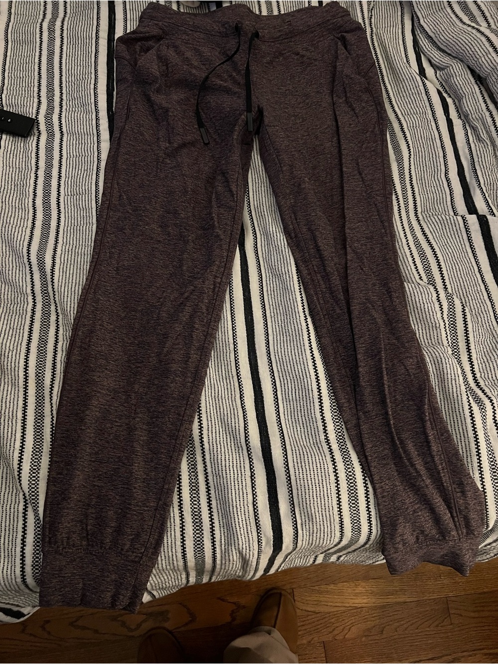 Lululemon Heathered Maroon Joggers
